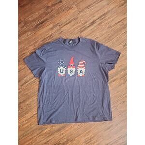 District Patriotic Gnomes T-shirt Womens Size 4XL
